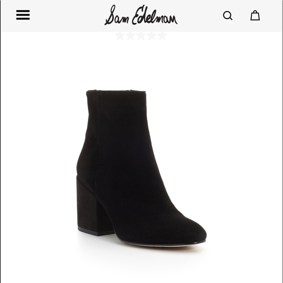 sam edelman taye heeled ankle bootie